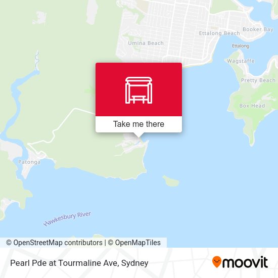 Pearl Pde at Tourmaline Ave map