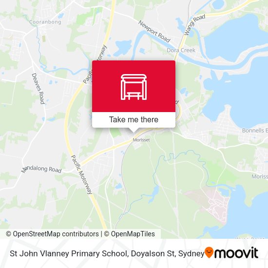 St John Vlanney Primary School, Doyalson St map