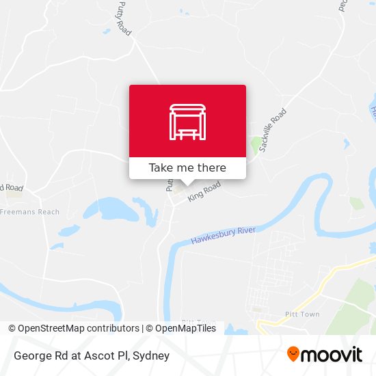 George Rd at Ascot Pl map