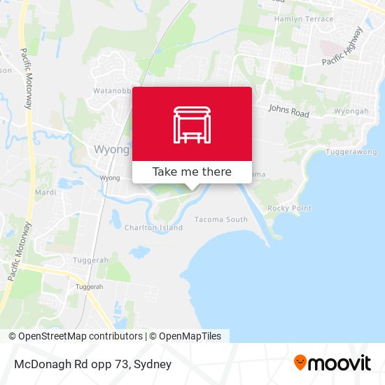 McDonagh Rd opp 73 map