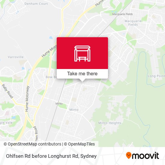 Ohlfsen Rd before Longhurst Rd map