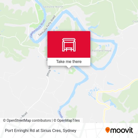 Port Erringhi Rd at Sirius Cres map