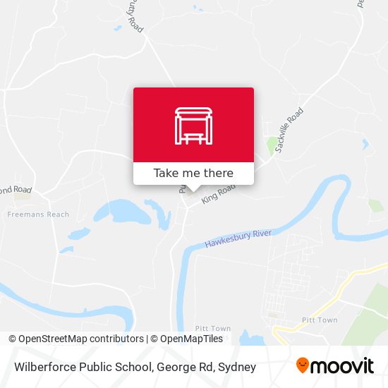 Wilberforce Public School, George Rd map