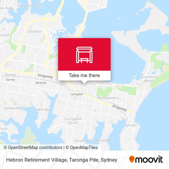 Hebron Retirement Village, Taronga Pde map