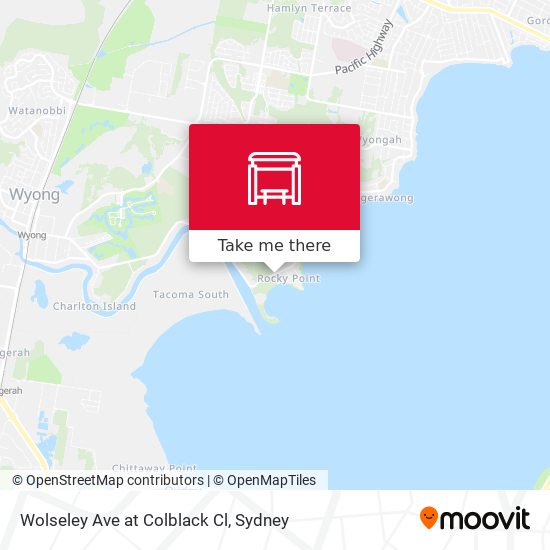 Wolseley Ave at Colblack Cl map
