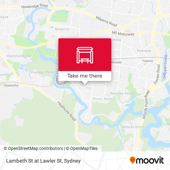 Lambeth St at Lawler St map