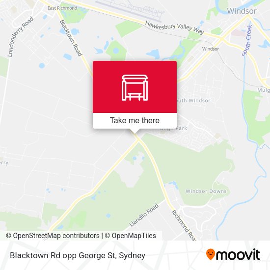 Blacktown Rd opp George St map