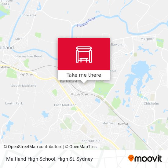 Maitland High School, High St map