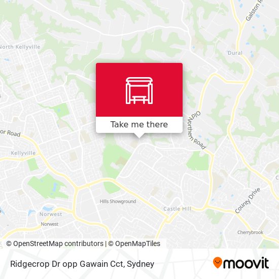 Ridgecrop Dr opp Gawain Cct map