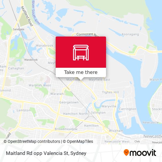Maitland Rd opp Valencia St map