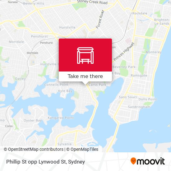 Phillip St opp Lynwood St map