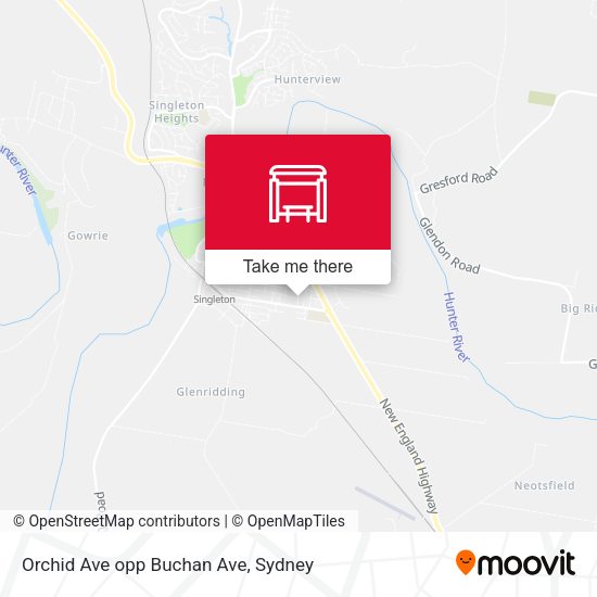 Orchid Ave opp Buchan Ave map