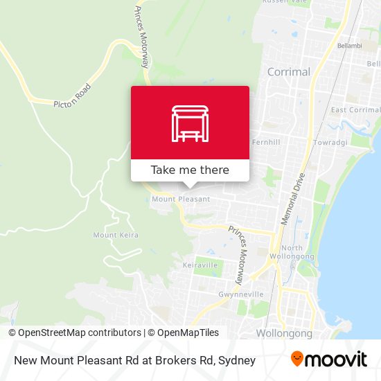 New Mount Pleasant Rd at Brokers Rd map
