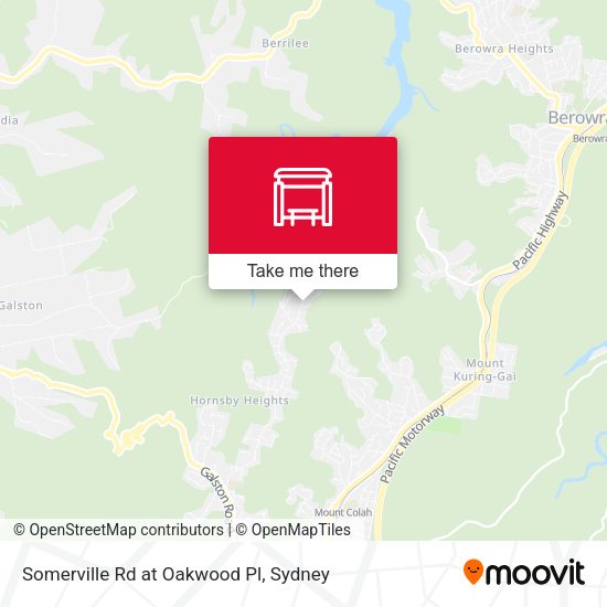Somerville Rd at Oakwood Pl map