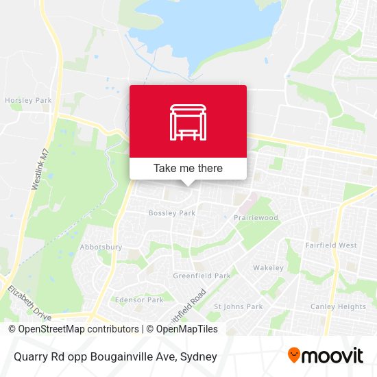 Quarry Rd opp Bougainville Ave map