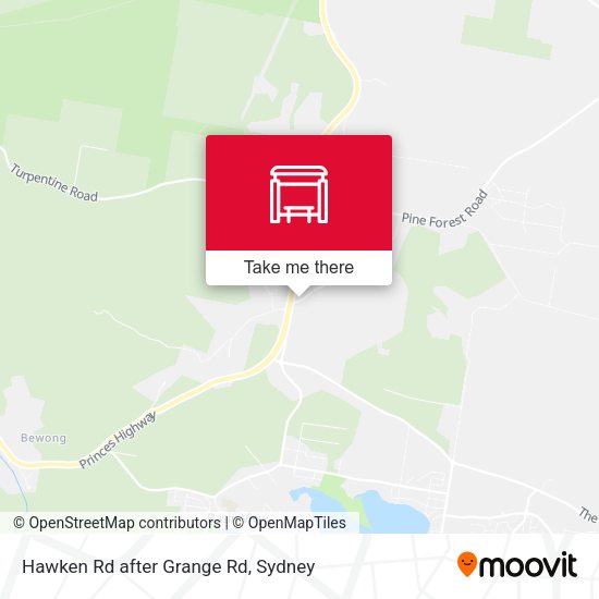 Hawken Rd after Grange Rd map