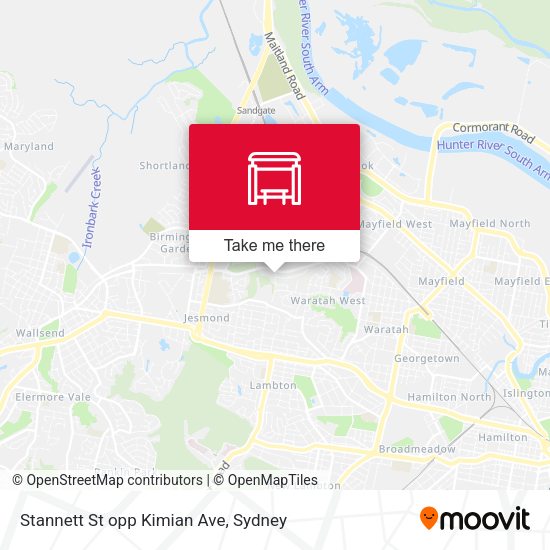 Stannett St opp Kimian Ave map