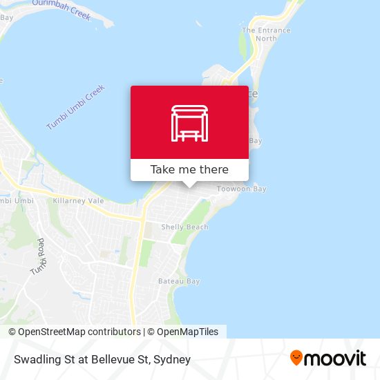 Swadling St at Bellevue St map
