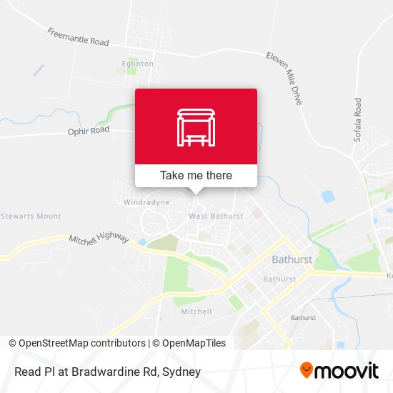 Read Pl at Bradwardine Rd map