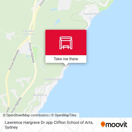 Lawrence Hargrave Dr opp Clifton School of Arts map