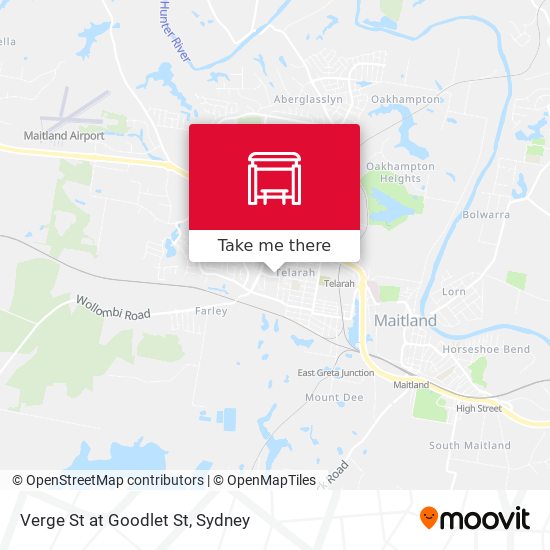 Verge St at Goodlet St map