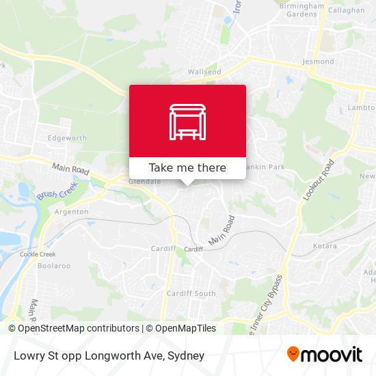 Lowry St opp Longworth Ave map