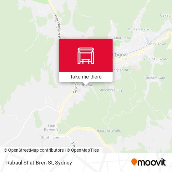 Rabaul St at Bren St map
