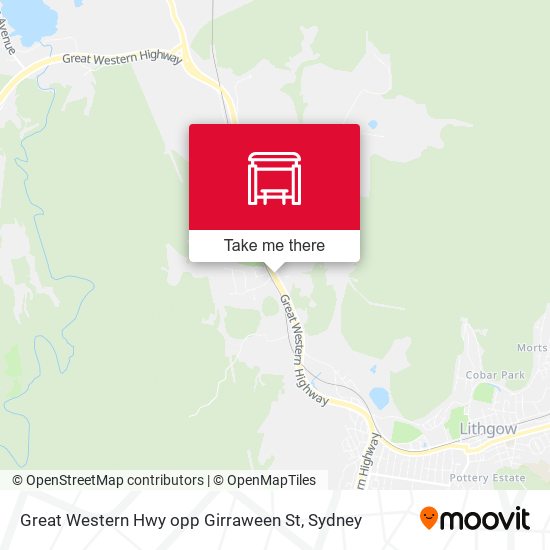 Great Western Hwy opp Girraween St map