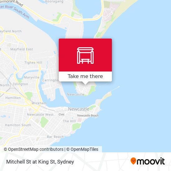 Mitchell St at King St map
