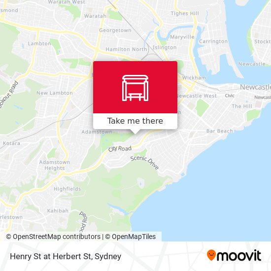 Henry St at Herbert St map
