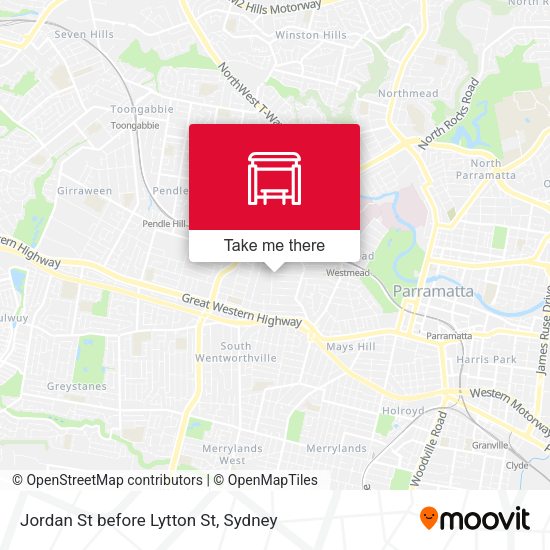Jordan St before Lytton St map