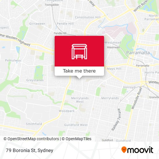 79 Boronia St map