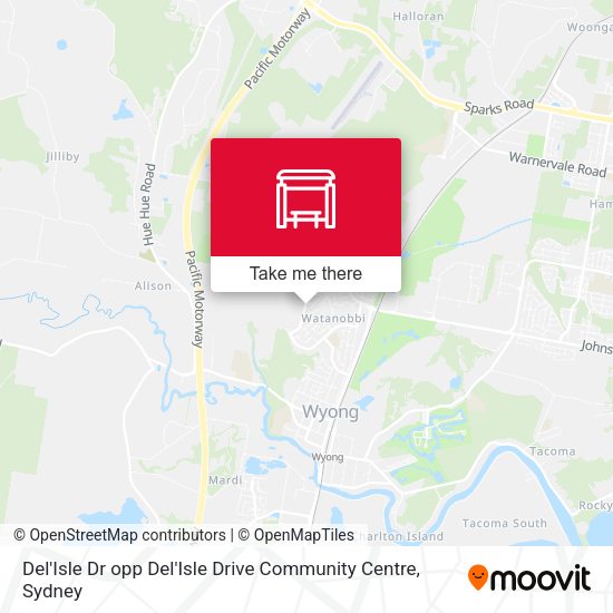 Del'Isle Dr opp Del'Isle Drive Community Centre map