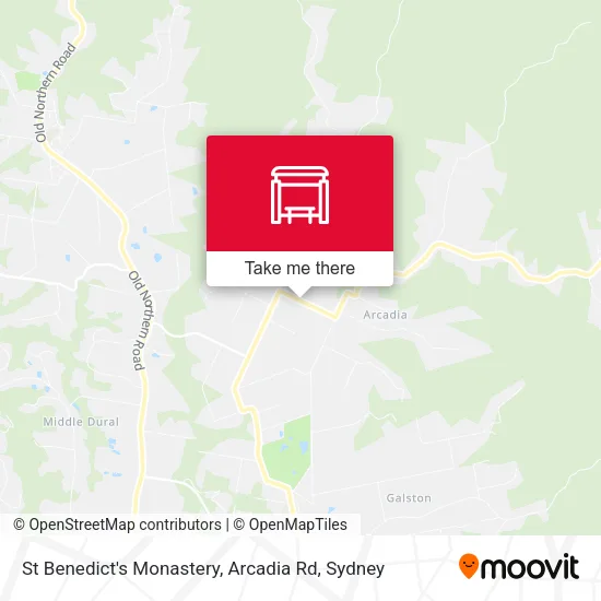 St Benedict's Monastery, Arcadia Rd map