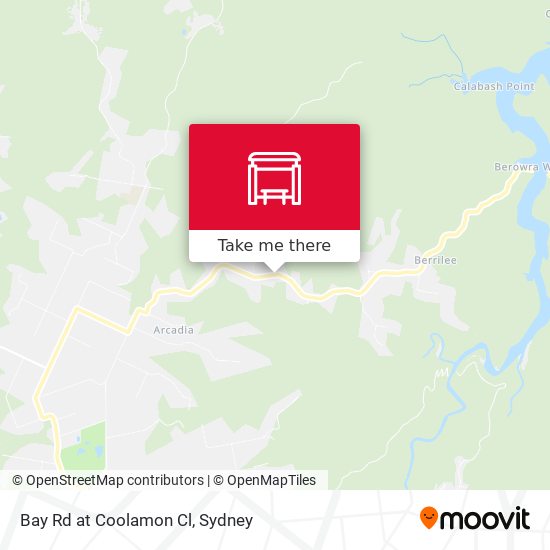 Bay Rd at Coolamon Cl map