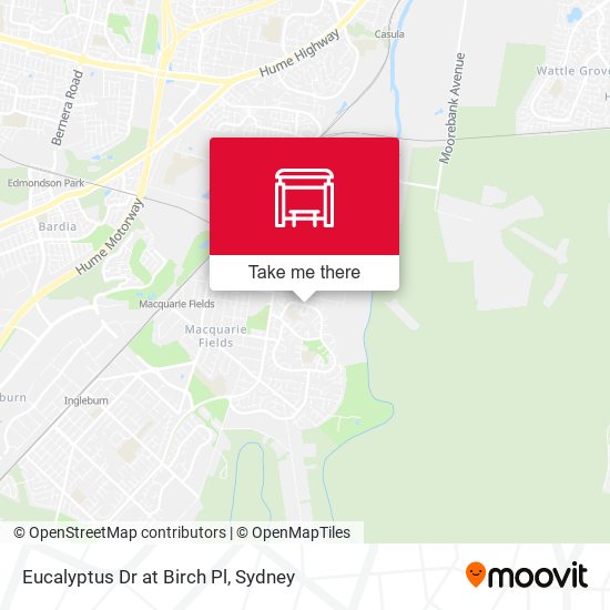 Eucalyptus Dr at Birch Pl map