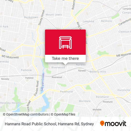 Hannans Road Public School, Hannans Rd map
