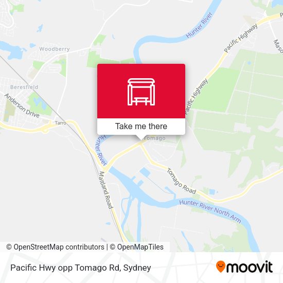 Pacific Hwy opp Tomago Rd map