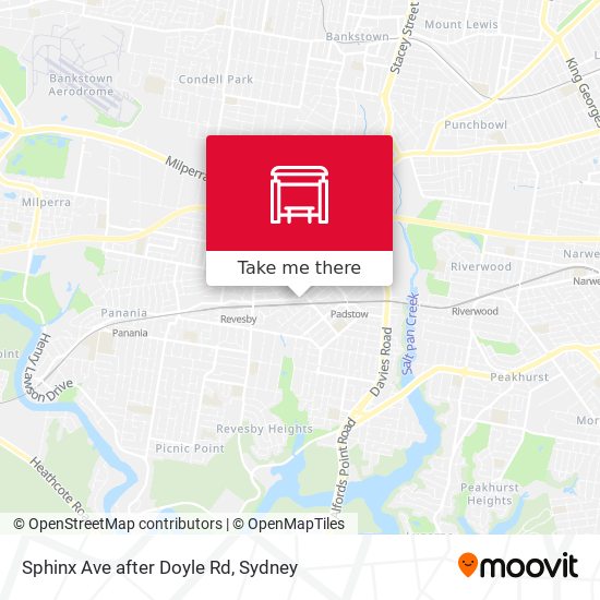 Sphinx Ave after Doyle Rd map