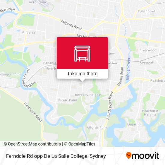 Ferndale Rd opp De La Salle College map