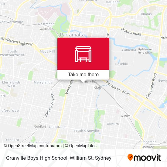 Granville Boys High School, William St map