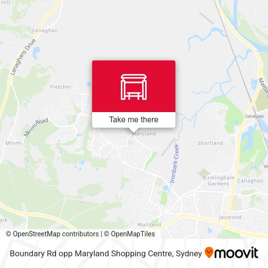 Boundary Rd opp Maryland Shopping Centre map