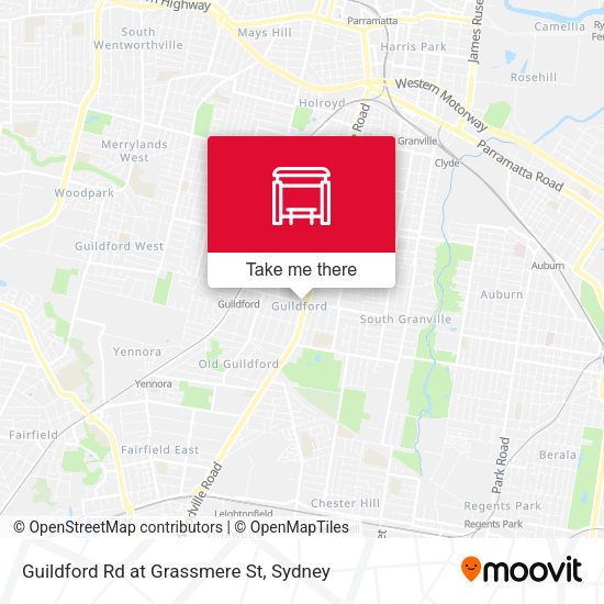 Guildford Rd at Grassmere St map