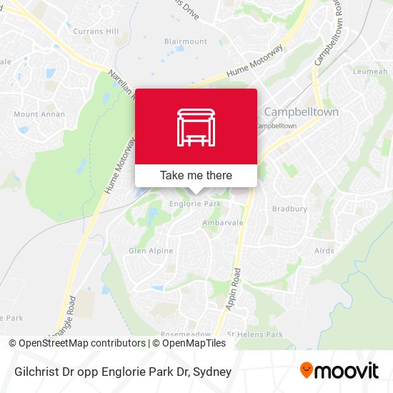 Gilchrist Dr opp Englorie Park Dr map