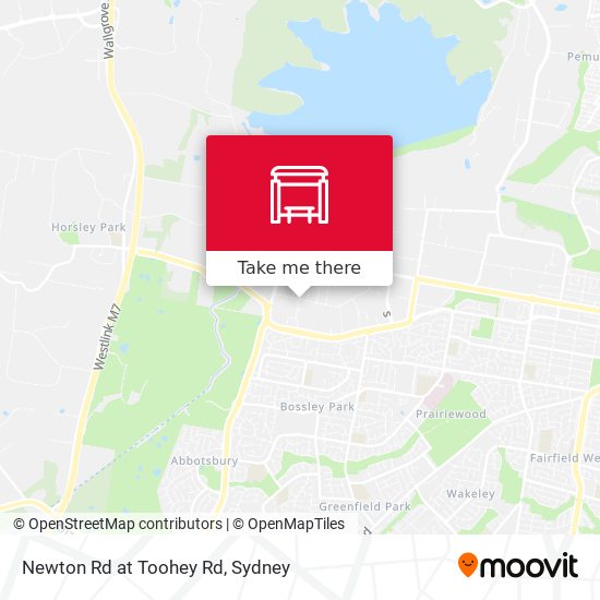 Newton Rd at Toohey Rd map