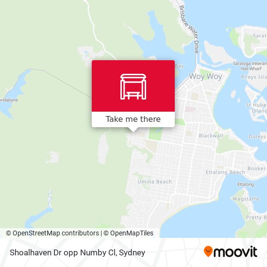 Shoalhaven Dr opp Numby Cl map