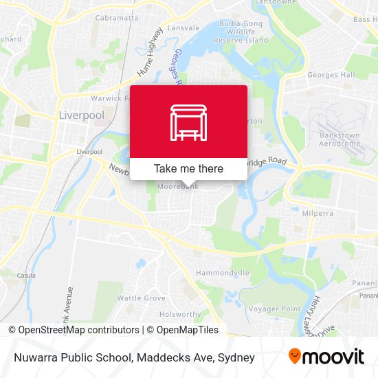 Nuwarra Public School, Maddecks Ave map