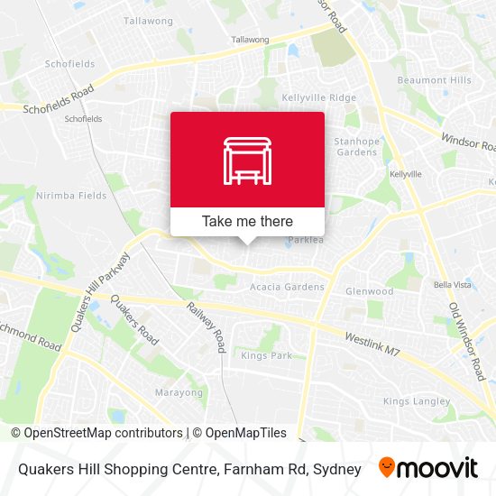 Quakers Hill Shopping Centre, Farnham Rd map