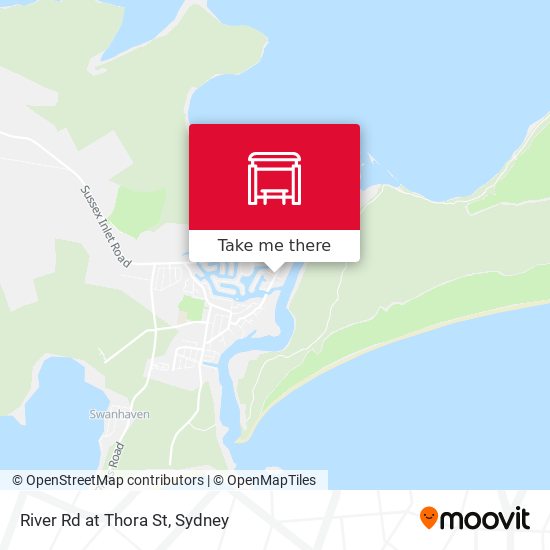 River Rd at Thora St map