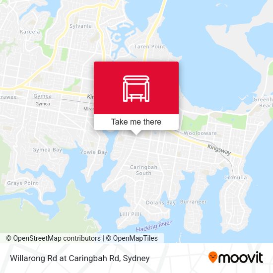 Willarong Rd at Caringbah Rd map